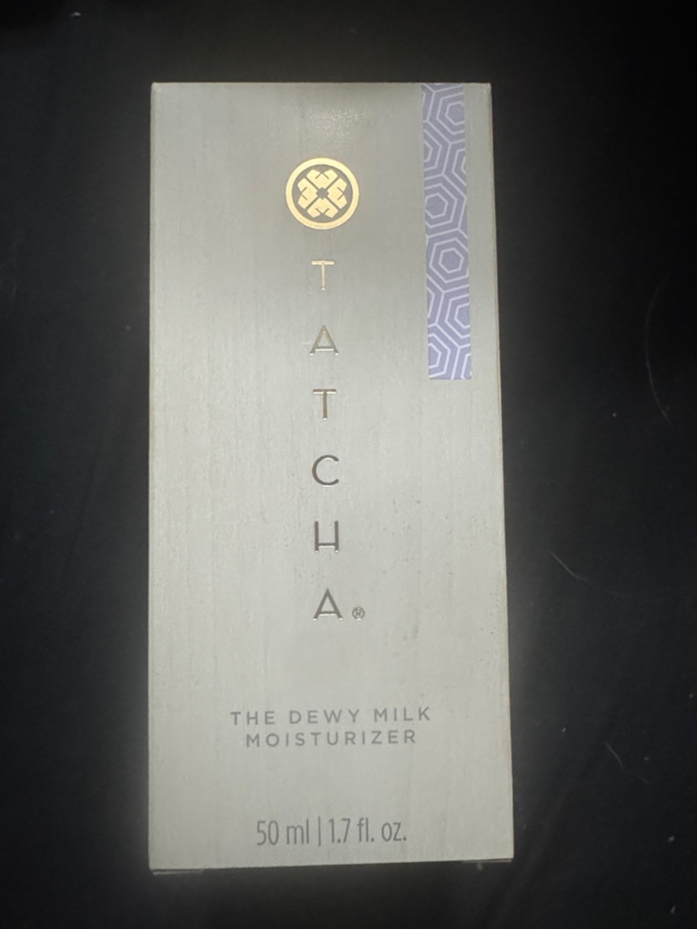 Tatcha Dewy Milk Moisturizer - Light Gray & Gold